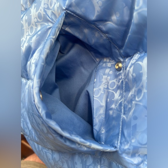 Dior Blue Oblique Gillet Puffer Vest - Authentic Size 52 Excellent Condition - Picture 12 of 16